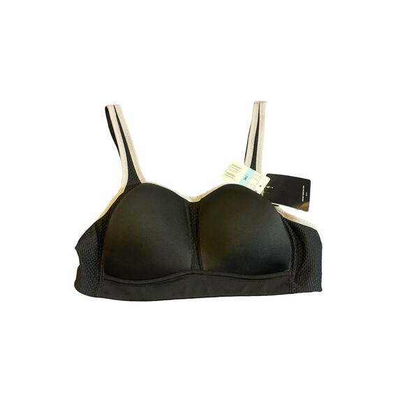 Wacoal Kerri Contour Wirefree Sports Bra Adjustable Black Size 34C NWT - Picture 5 of 12